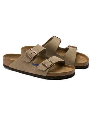 Birkenstock Arizona Suede Sandals - Brown