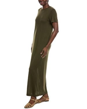 Co. Cashmere T-Shirt Dress - Green
