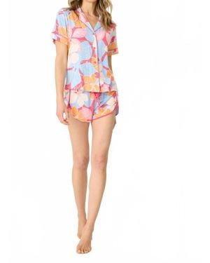 Pj Salvage Tropical Pajama Set - Multicolor