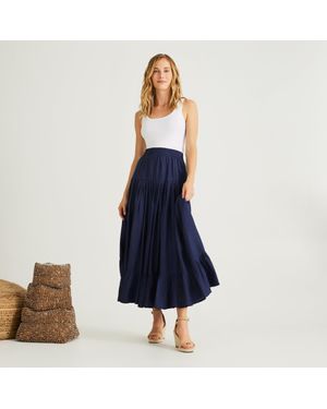 Calypso St. Barth Lourdes Skirt - Blue