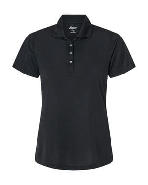 Paragon Saratoga Performance Mini Mesh Polo - Black