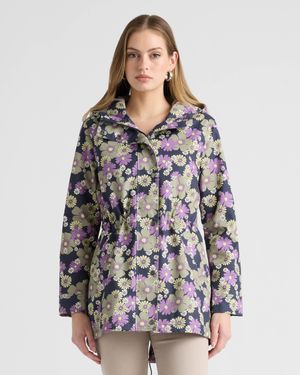 NVLT Mid Length Rain Jacket - Gray