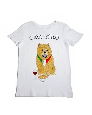 Unfortunate Portrait Ciao Ciao Tee - White