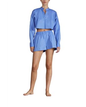 Bondi Born Ios Organic Cotton Short - Blue