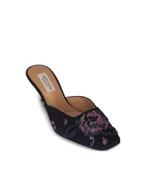 Arteana Marta 50 Beaded Mule - Blue