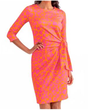 Gretchen Scott Wildcat Cinch Tie Dress - Red