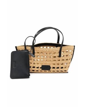 STAUD Christos Mini Tote Bag - Natural