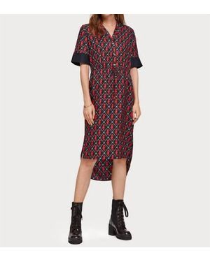 Scotch & Soda Seahorse Coctail Dress - Red