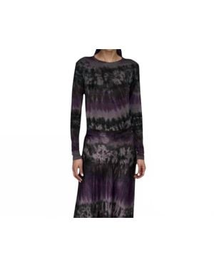 Rabens Saloner Xenia Long Sleeve Tshirt - Black