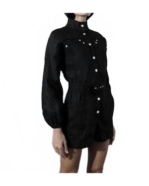 Karina Grimaldi Juniper Romper - Black