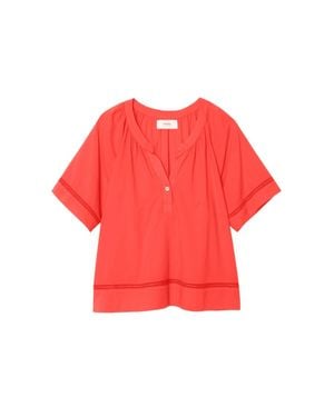 Xirena Sadie Shirred Neck Top