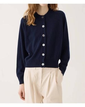 DEMYLEE Gwen Cashmere Cardigan - Blue