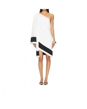 Caroline Constas Xenia Mini Dress - White
