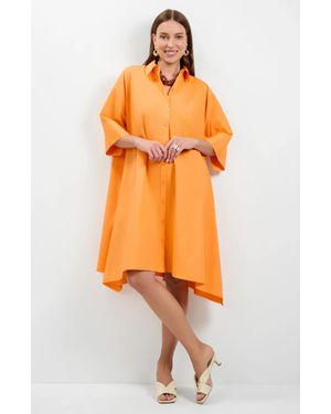 Trina Turk Seveso Shirt Dress - Orange