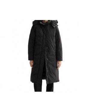 Scotch & Soda Longline Puffer Jacket - Black