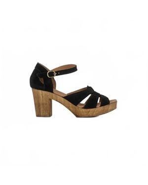 Eric Michael Savy Heeled Sandals - Black