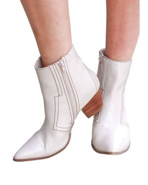 Matisse Liza Ankle Bootie Boots - White
