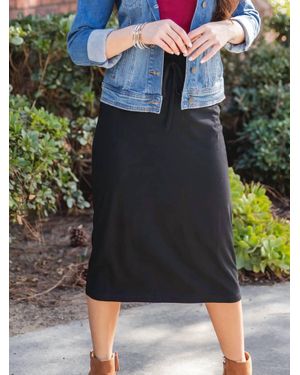 Tickled Teal Sonny Pencil Skirt - Black