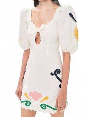 Carolina K Greta Dress - White