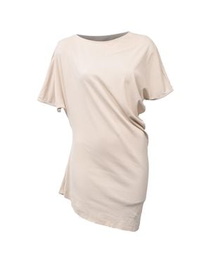 Jil Sander Short Sleeved Top - Natural
