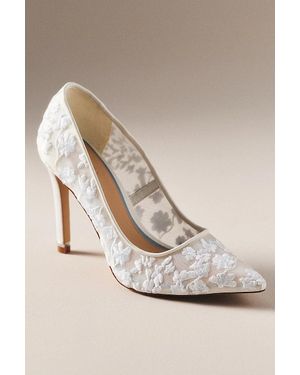 Ted Baker Cara Icon Lace Pumps - Natural