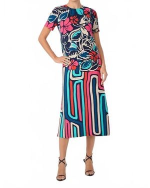 Trina Turk Martay Midi Dress - Blue