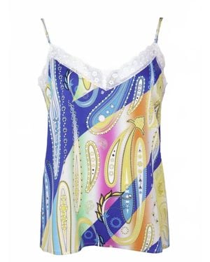 Mucho Gusto Color Cami Top - Blue