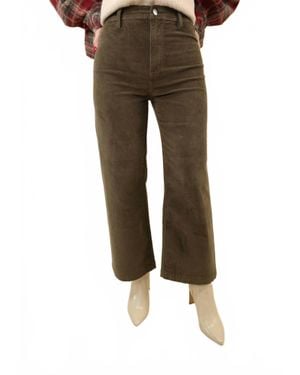 Pistola Penny High Rise Crop Pant - Green