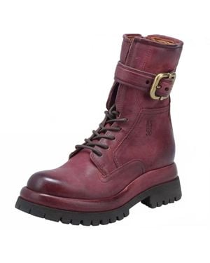 A.s.98 Dewitt Leather Boot - Purple