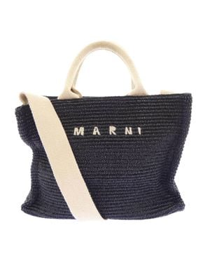 Marni East-West Tote Bag - Blue