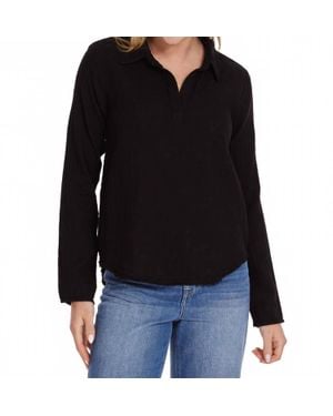 Mod-o-doc Easy Long Sleeve Polo - Black