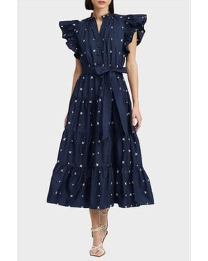 En Saison Irene Midi Dress - Blue