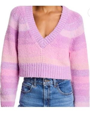LoveShackFancy Barbarelle Pullover Sweater - Purple
