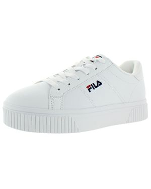 Fila Panache 19 Leather Lifestyle Athletic Shoes - White