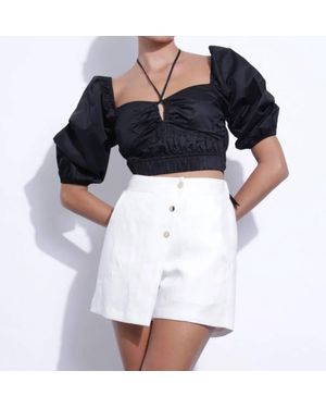 Karina Grimaldi Rosalie Blouse - White