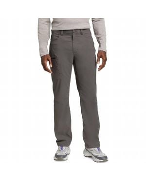 Eddie Bauer Guide Pro Lined Rainier Active Fit Casual Pants - Gray