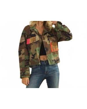 Adore Wild Side Tiger Contrast Jacket - Black