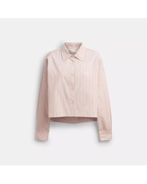 COACH Cotton Button Down - Pink