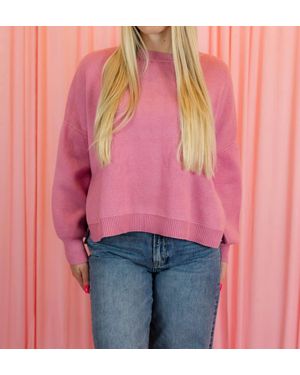Wishlist Hailey Drop Shoulder Sweater - Pink