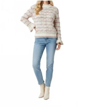 Cleobella Deedee Mock-Neck Sweater - Blue