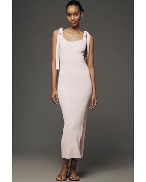 Endless Rose Tie-Strap Midi Dress - Black