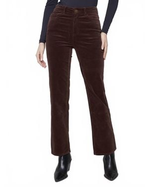 Charlie b Straight Leg Corduroy Pants - Black