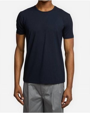KIEFERMANN Short Sleeve Cotton Modal T-Shirt - Blue