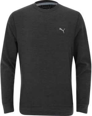 PUMA Boys Cloudspun 530670-01 Sweater Stretch Crew Neck Golf Red486 - Gray
