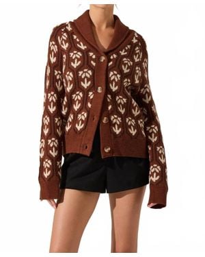 Astr Marcenia Cardigan - Brown