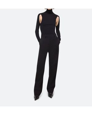 Helmut Lang Curved Car Pants - Black