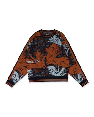 Ahluwalia Kuti Patterned Sweater - Blue