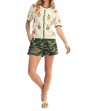 Jodifil Army Hut Shorts - Green