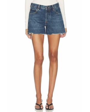 FRAME Long Hang Shorts - Blue