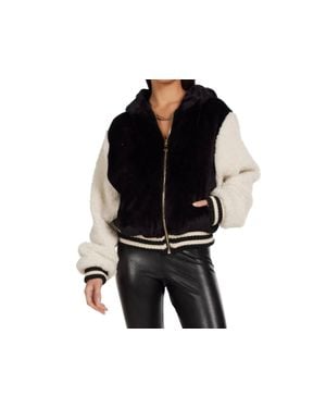 Michael Lauren Sway Sherpa Jacket - Black